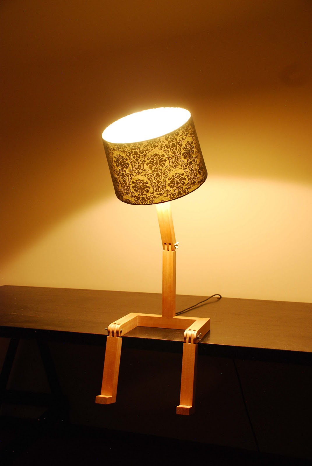 zittende lamp